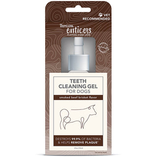 Tropiclean Enticers Teeth Cleaning Gel Brisket 4oz