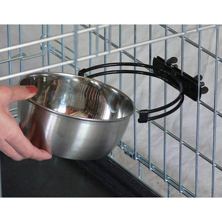 Midwest Pets Snap'y Fit Stainless Steel Dog Bowl