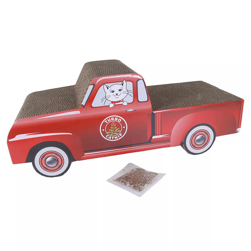 Turbo Red Truck Cat Scratcher
