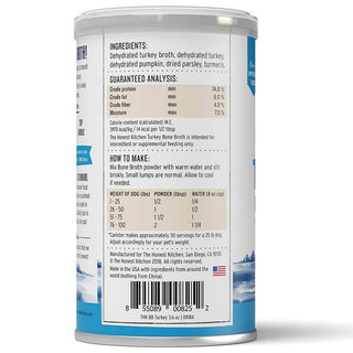 Honest Kitchen Instant Bone Broth Turkey