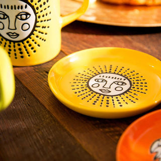 Ore' Pet mini Pet Bowl - Yellow Sun