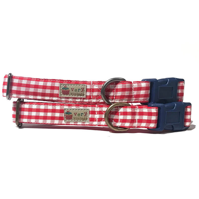 Very Vintage Organic Cotton Collar Sailor Plaid