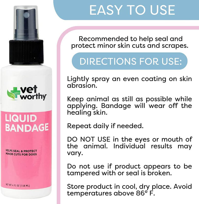 Vet Worthy Liquid Bandage For Dogs