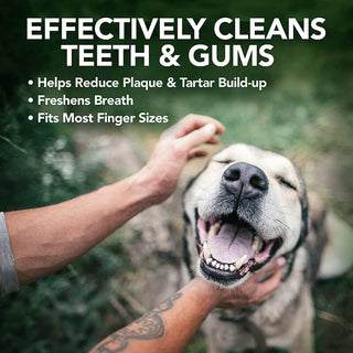 Vet's Best Dental Care Finger Wipes for Dogs & Cats