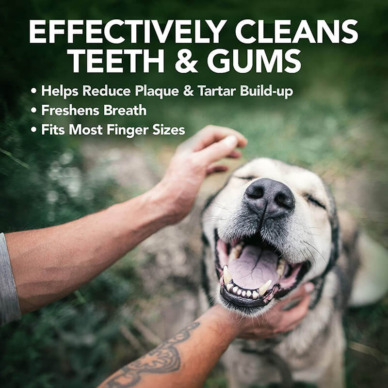 Vet's Best Dental Care Finger Wipes for Dogs & Cats