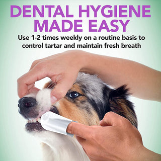 Vet's Best Dental Care Finger Wipes for Dogs & Cats