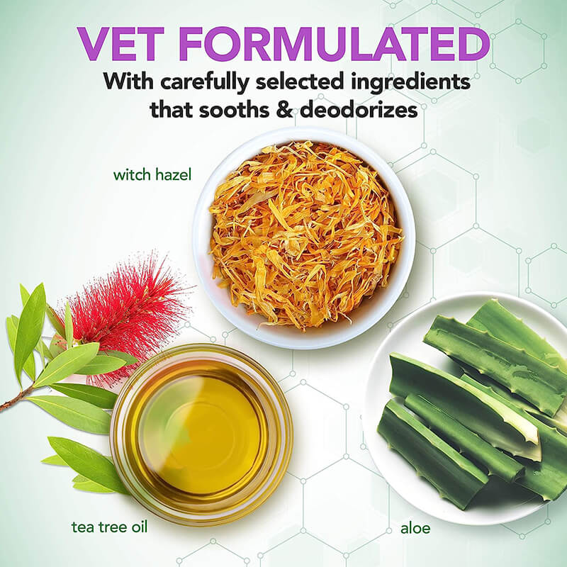 Vet's Best Ear Relief Finger Wipes