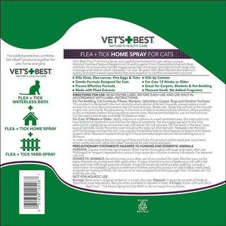 Vet's Best Flea & Tick Spray for Cats and Home
