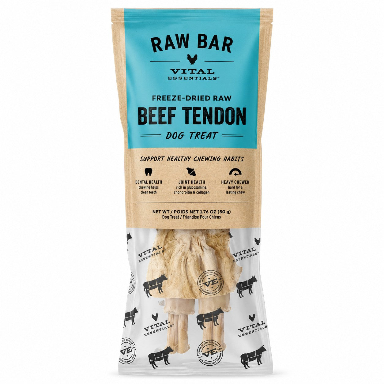 Vital Essentials Raw Bar Freeze-Dried Beef Tendon