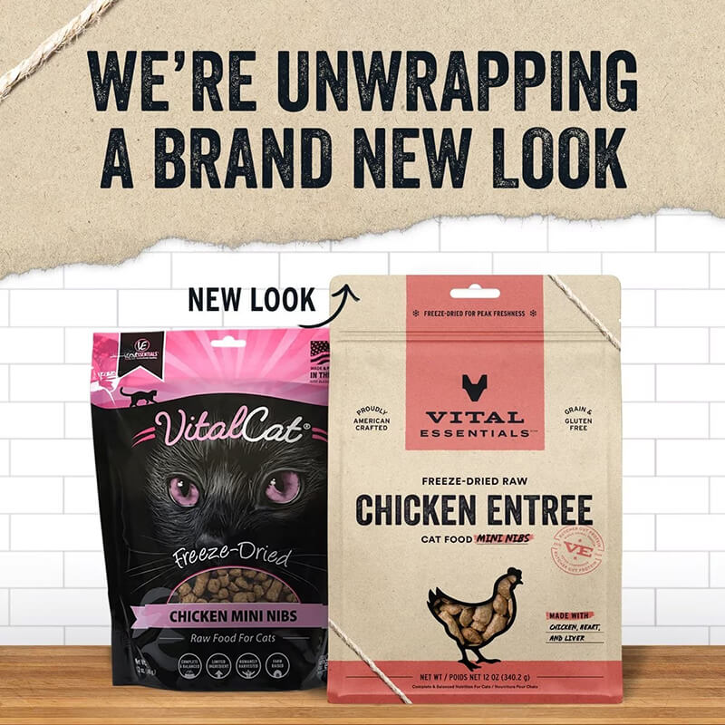 Vital Essentials Feline Freeze-Dried Chicken Nibs