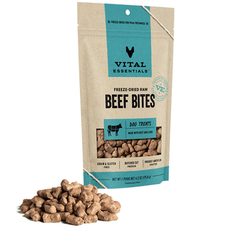 Vital Essentials Freeze Dried Beef Bites