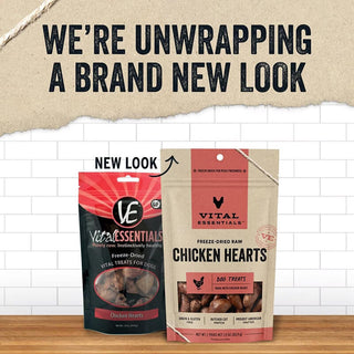 Vital Essentials Freeze Dried Chicken Hearts