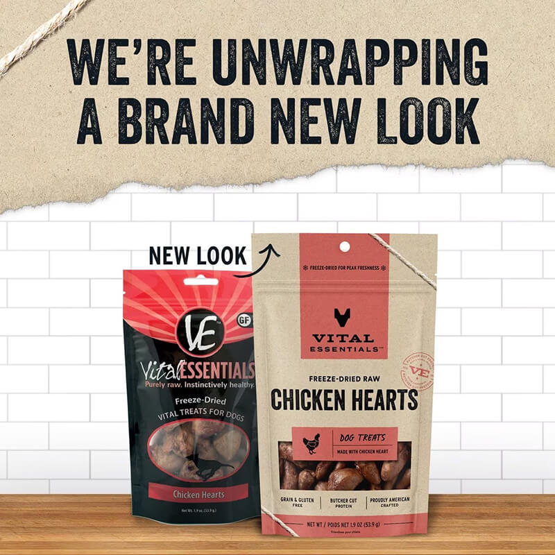 Vital Essentials Freeze Dried Chicken Hearts