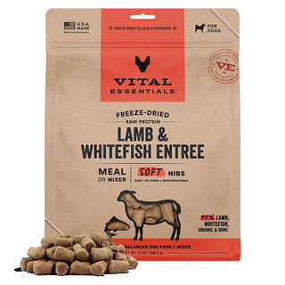 Vital Essentials Freeze-Dried Soft Nibs Lamb & Whitefish