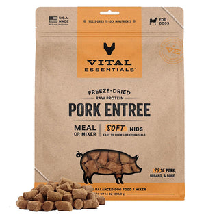Vital Essentials Freeze-Dried Soft Nibs Pork