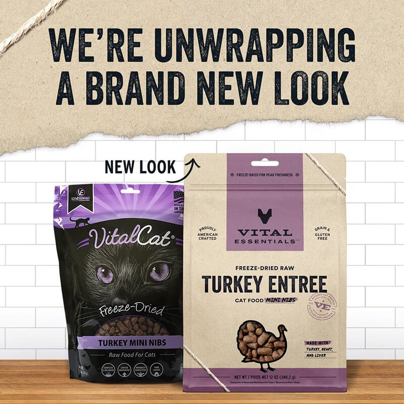 Vital Essentials Freeze-Dried Turkey Mini Nibs