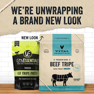 Vital Essentials Frozen Raw Beef Tripe Patties