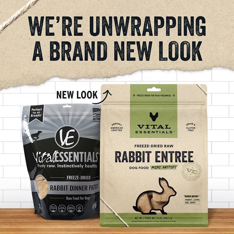 Vital Essentials Frozen Raw Patties Rabbit 6 lbs