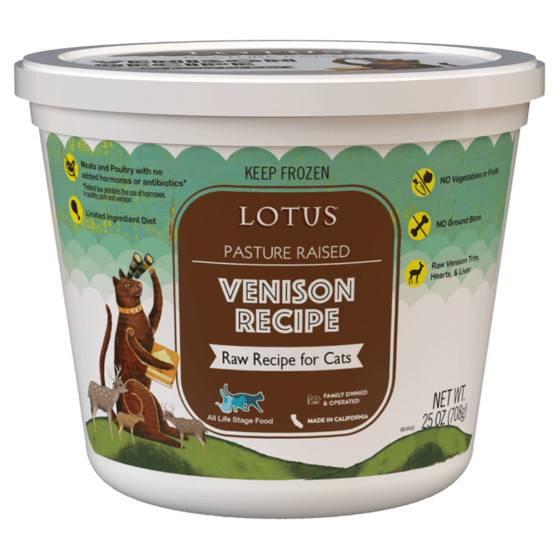 Lotus Frozen Raw Pasture-Raised Venison
