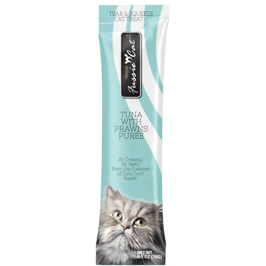 Fussie Cat Puree Lickable Treat Tuna & Prawns