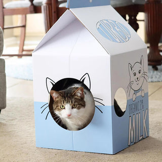 Turbo Milk Carton Cat Scratcher