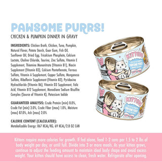 Weruva BFF Kitten Chicken & Pumpkin Pawsome Purrs