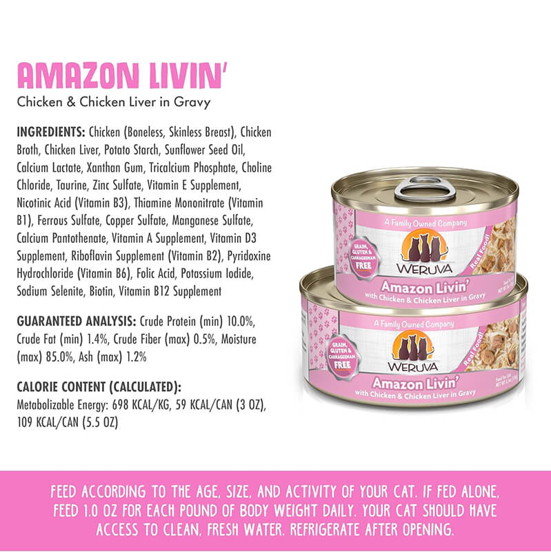 Weruva Cat Amazon Livin'
