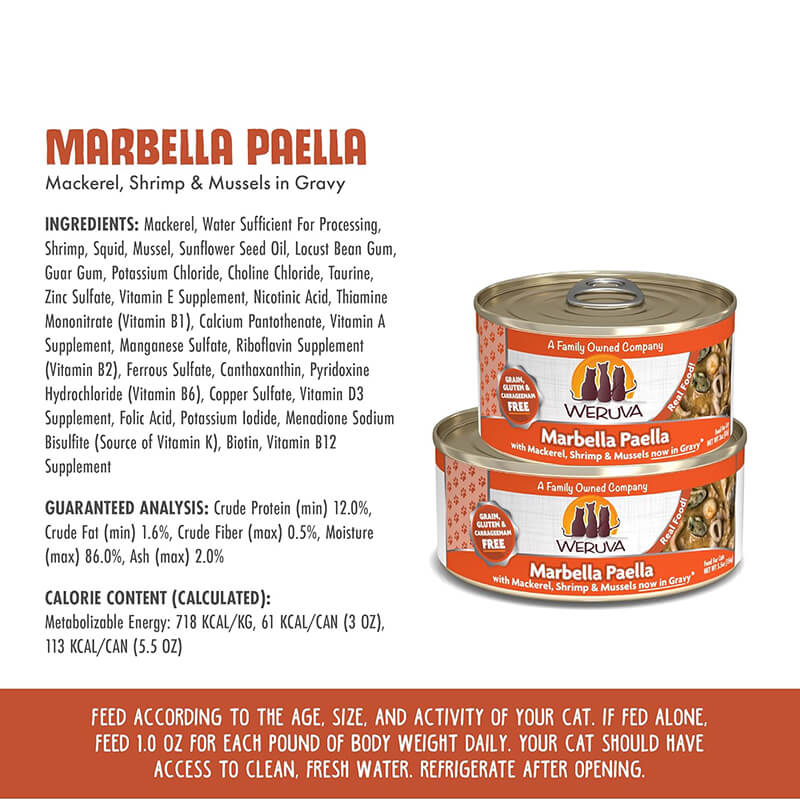 Weruva Cat Marbella Paella