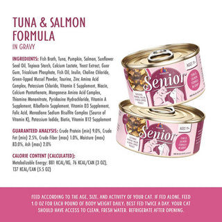 Weruva Senior Tuna & Salmon  in Gravy