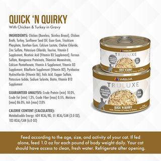 Weruva Truluxe Chicken & Turkey in Gravy Quick 'N' Quirky