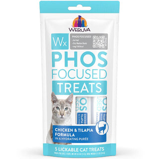 Weruva WX Low Phosphorus  Lickable Treat Chicken & Tilapia 5-Pack