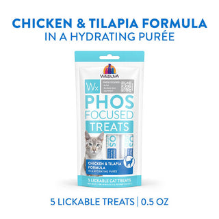 Weruva WX Low Phosphorus  Lickable Treat Chicken & Tilapia 5-Pack