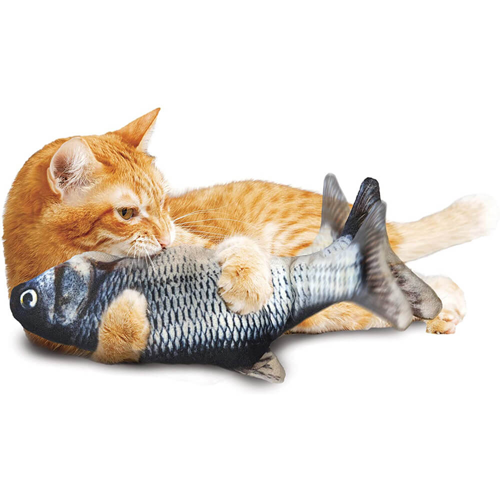 Spot Flippin' Fish Interactive Cat Toy w/USB Charger