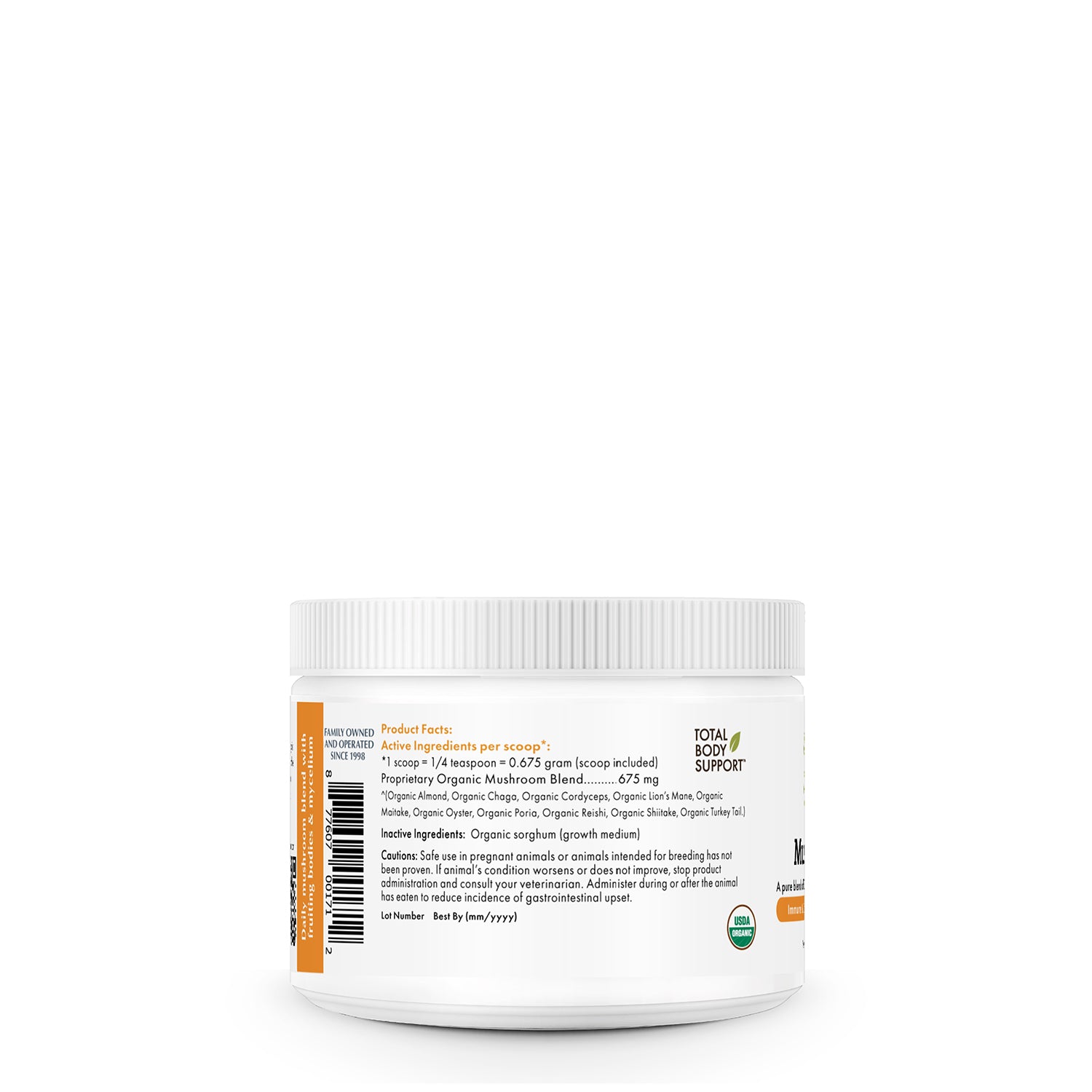 Wholistic Pet Organics Mushrooms
