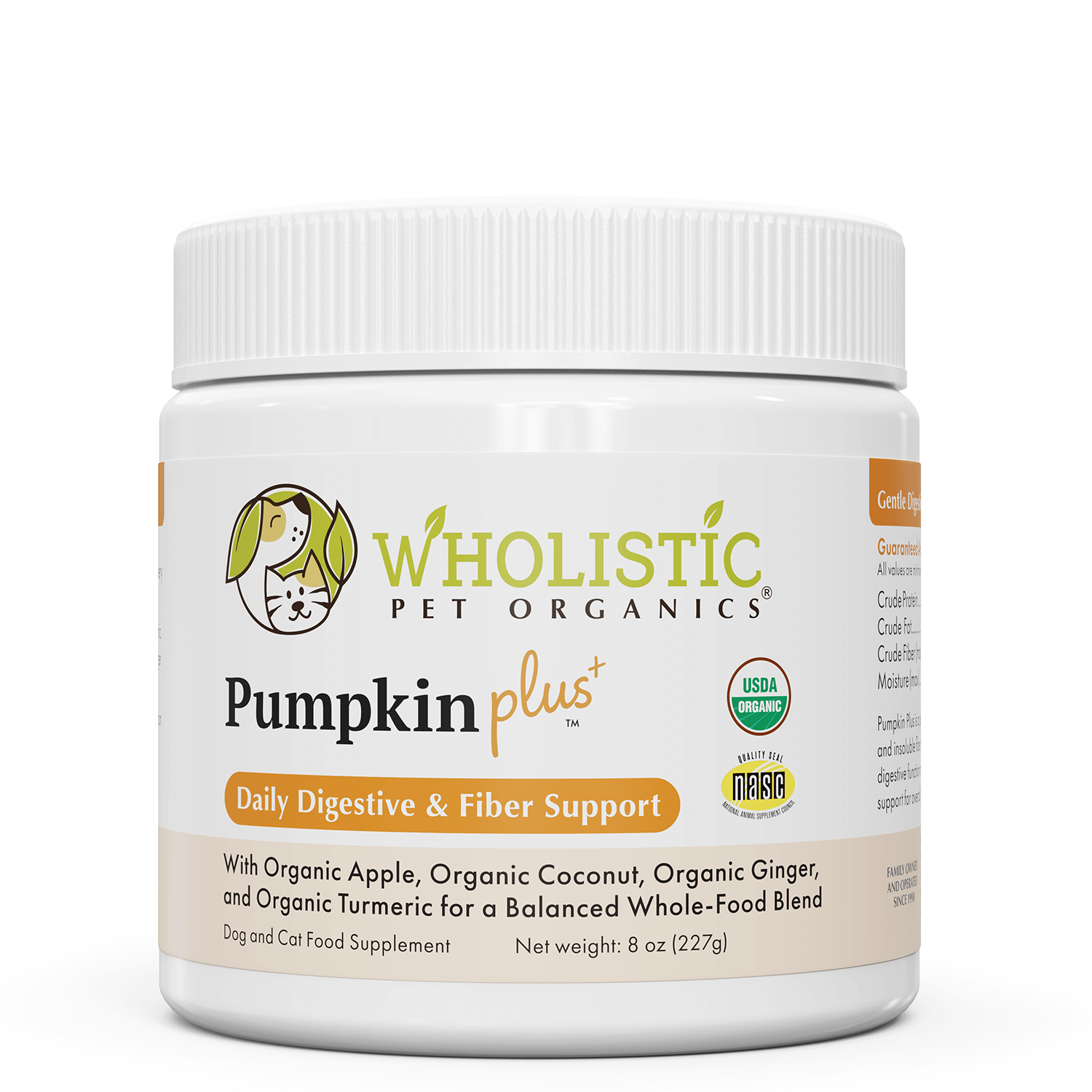 Wholistic Pet Organics Pumpkin Plus