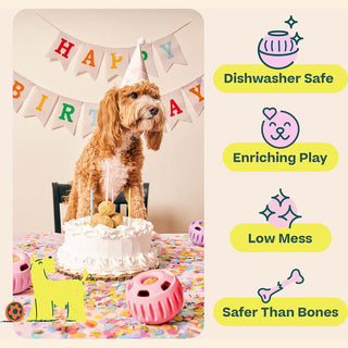 Woof Birthday Pupsicle Pink