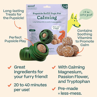 Woof Pupsicle Refill Pops Calming