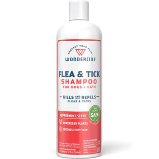Wondercide Peppermint Flea & Tick Shampoo for Cats & Dogs