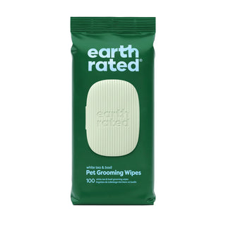 Earth Rated White Tea & Basil Grooming Wipes