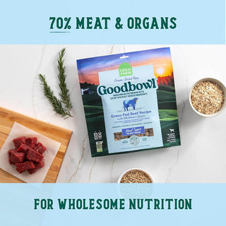 Open Farm Goodbowl Freeze-Dried Raw with Ancient Grains Grass-Fed Beef