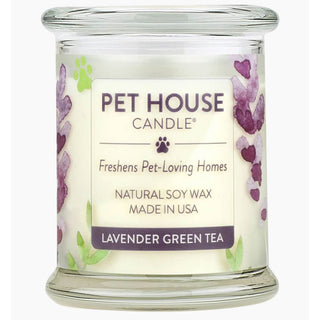 One Fur All Pet House Candle - Lavender Green Tea