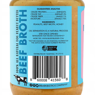 Bark Bistro Buddy Budder Beef Broth