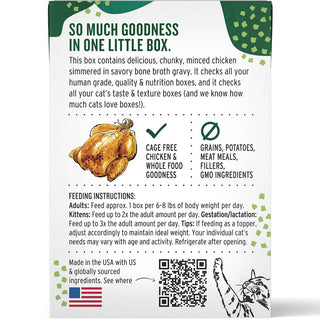 Honest Kitchen Minced Chicken in Bone Broth Gravy