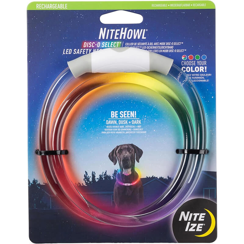 Nite Ize NiteHowl® Rechargeable LED Safety Necklace - Disc-O Select™