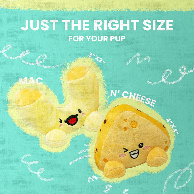 Snugarooz Mac & Cheese 2-Pack Plush Toys