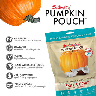 Grandma Lucy's Pumpkin Pouch With Skin & Coat Support