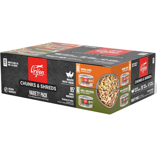 Orijen Chunks & Shreds 3oz Variety Pack