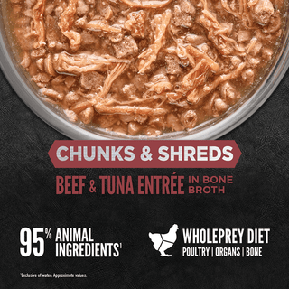 Orijen Cat Chunks & Shreds Beef and Tuna