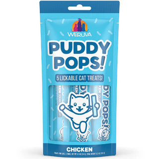 Weruva Puddy Pops Lickable Treat Chicken 5-Pack