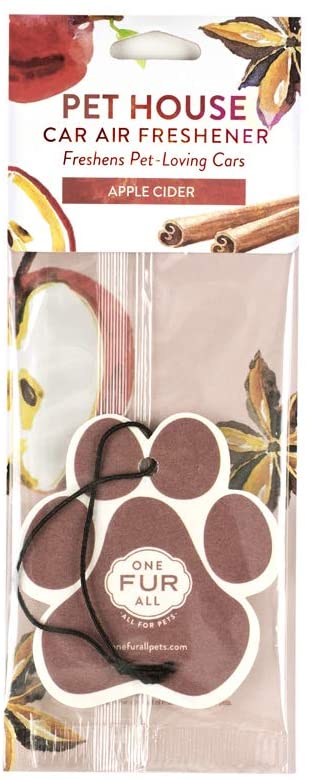 One Fur All Pet House Car Air Fresheners Apple Cider